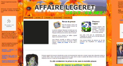 Desktop Screenshot of affaire-legeret.ch