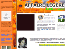 Tablet Screenshot of affaire-legeret.ch